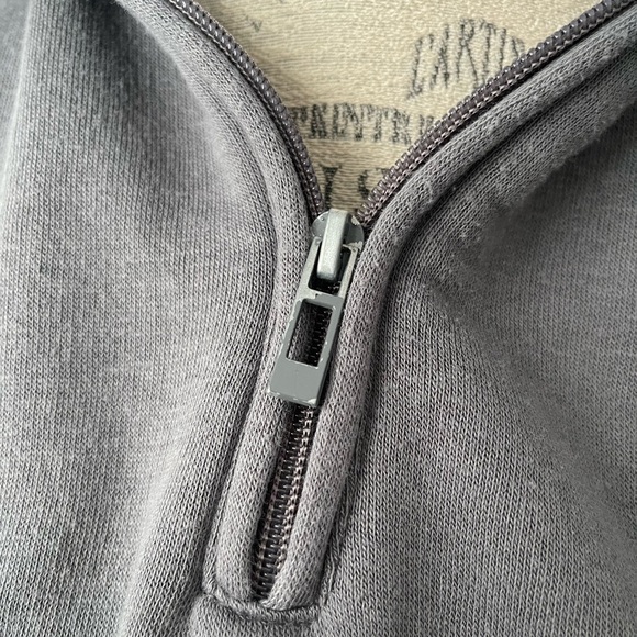 Dark grey half zip sweatshirt - Picture 9 of 10
